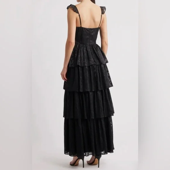 Lulus Nordstrom Magnolia Tiered Organza Gown - Picture 2 of 8